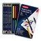 Derwent Watercolor Pencil Set - Assorted Colors, Tin Box , Set of 12
